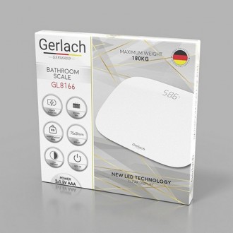Весы напольные Gerlach GL 8166
Весы напольные Gerlach GL 8166 применяются в дома. . фото 7