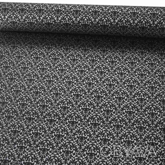  
Рулонні шпалери 
Шпалери Вінілові на флізеліновій основі
чорний ажурний малюно. . фото 1