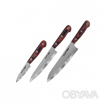 Набор из 3-х кухонных ножей Samura KAIJU (SKJ-0220)