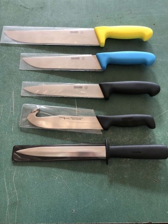 Ножі професійні обробні для харчової промисловості та мусати Polkars. . фото 3