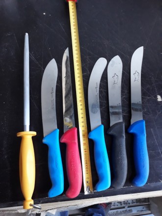 Ножі професійні обробні для харчової промисловості та мусати Polkars. . фото 4