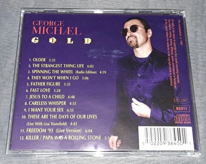 Продам СД George Michael - Gold
Состояние диск/полиграфия NM/NM
Коробка Б.У. и. . фото 3