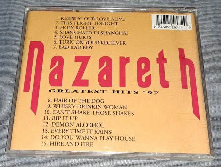 Продам СД Nazareth - Greatest Hits '97
Состояние диск/полиграфия NM/VG+
Н. . фото 3