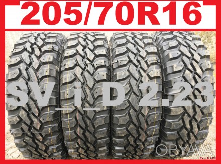 Продам НОВЫЕ грязевые шины на ВАЗ-2121 Нива:
205/70R16 97S Pampa MT 4X4 Glob-Gu. . фото 1