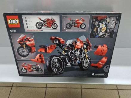 
LEGO Technic 42107 Ducati Panigale V4 R авто-конструктор НОВЫЙ!!!
Авто-конструк. . фото 4