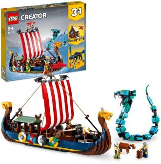 LEGO Creator Корабль викингов и змея Мидгард (31132) конструктор НОВЫЙ!!!. Киев. фото 1 LEGO Creator Корабль викингов и змея Мидгард (31132) конструктор НОВЫЙ!!!. Киев. фото 1