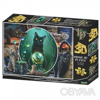 Пазлы 3D Prime Коты 10411 500 деталей