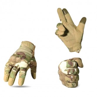 Перчатки тактические армейские с пальцами Всу (Зсу) 20222176 Перчатки тактически. . фото 6