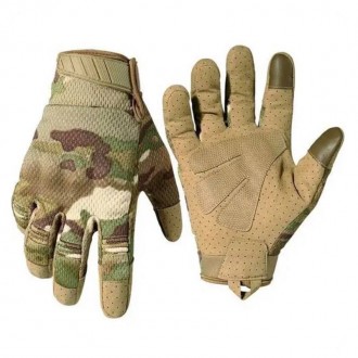 Перчатки тактические армейские с пальцами Всу (Зсу) 20222176 Перчатки тактически. . фото 2