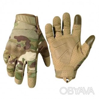 Перчатки тактические армейские с пальцами Всу (Зсу) 20222176 Перчатки тактически. . фото 1