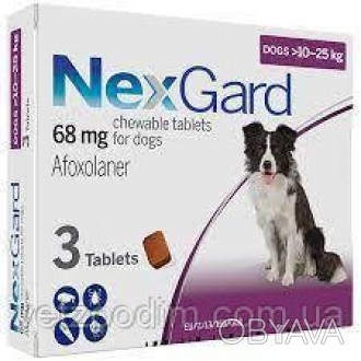 Препарат фірми Меріал Nexgard (Нексгард) в таблетках - це новітня форма захисту . . фото 1