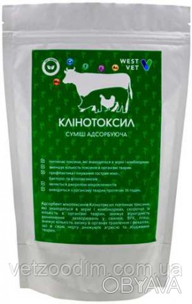 Характеристика
Клінотоксил – суміш адсорбуюча для свійських тварин та птиці.
Пор. . фото 1