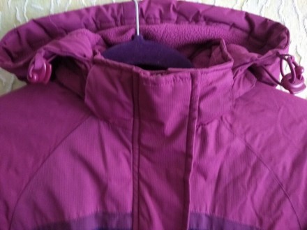 Спортивная теплая куртка девочке 9-11 лет для двора, дома, дачи, Parallel.
Внут. . фото 6