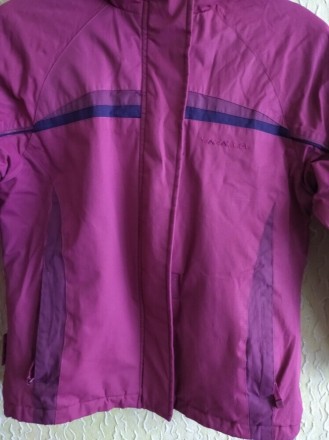 Спортивная теплая куртка девочке 9-11 лет для двора, дома, дачи, Parallel.
Внут. . фото 8