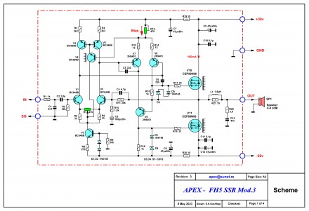 Усилитель (блок УНЧ) APEX - FH5 SSR Mod.3 (2х75Вт) на полевых транзисторах


. . фото 7