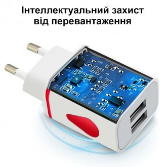 USB зарядка 5 вольт 1.1 ампера 6 Ватт на 2 USB порта предназначена для питания и. . фото 5