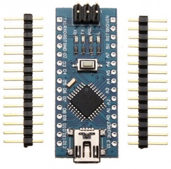 Arduino Nano — компактна плата на мікроконтролері ATmega328, має ті ж характерис. . фото 3