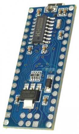Arduino Nano — компактна плата на мікроконтролері ATmega328, має ті ж характерис. . фото 4