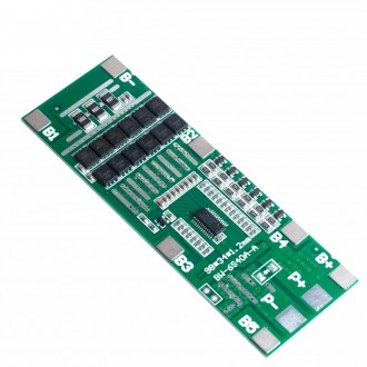 Плата BMS 6S 40А Li-Ion 18650 24в BW-6S40A-A Контролер заряду-розряду для lipo а. . фото 4