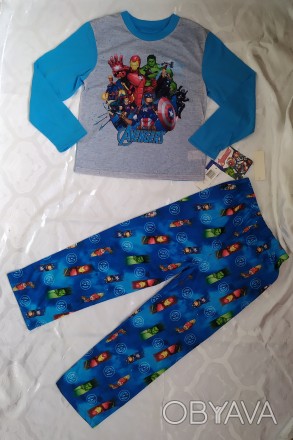 Костюм 2-ка (пижама).
Лёгкая кофта + штанишки флис.
Цвет: голубой (фото 3 супе. . фото 1