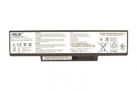 Акумулятор для ноутбука Asus A32-K72 10.8V Black 4400mAh Orig Совместимость с мо. . фото 6