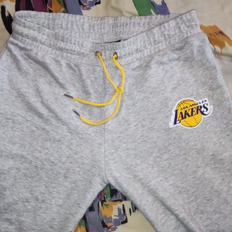 Спортивные штаны Primark NBA Los Angeles Lakers, 87%-cotton, весна-осень, размер. . фото 5