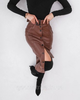 
Жіноча юбка карандаш на кнопках
Заміри:
ХS: талія 62-66, стегна 86-90
S: талія . . фото 3