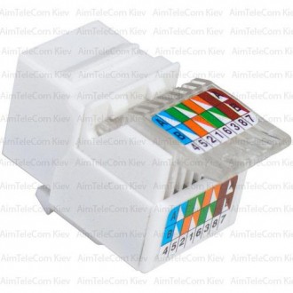 Модуль RJ-45 Keystone 5-ої категорії, з заглушкою
 Модуль RJ-45 Keystone (тип 3). . фото 4