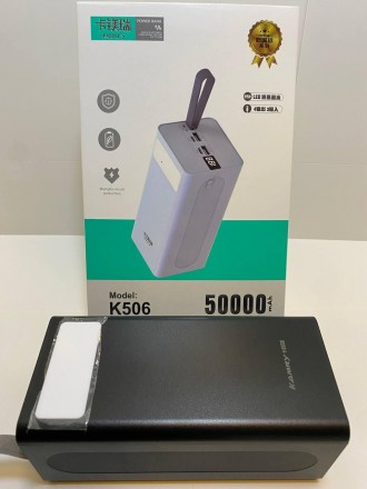 Power Bank Kamry 50000 mAh K-506 оригінал — це надійний та універсальний пристрі. . фото 3