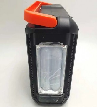Переносной фонарь с солнечной панелью (Радио+ Bluetooth, встроенный аккум - 6V 4. . фото 6