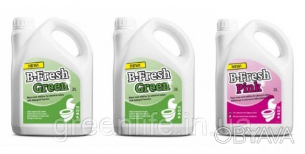 
Набор жидкости для биотуалета, B-Fresh Green 2 шт+ B-Fresh Pink 1 шт , THETFORD. . фото 1