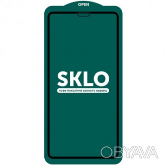 Захисне скло SKLO 5D (full glue) (тех.пак) для Apple iPhone 11 Pro Max (6.5") / . . фото 1