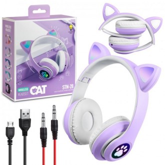  Bluetooth навушники з котячими вушками користуються особливою популярністю сере. . фото 10