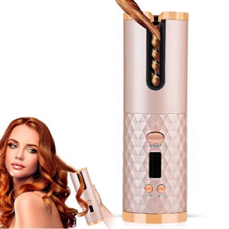Плойка авто-бігуді для завивки волосся бездротовий Ramindong Hair curler. Колір: рожевий. Львів. фото 1 Плойка авто-бігуді для завивки волосся бездротовий Ramindong Hair curler. Колір: рожевий. Львів. фото 1