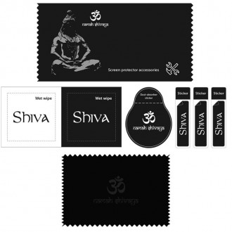 Захисне скло Shiva (Full Cover) для Apple iPhone 13 / 13 Pro / 14 (6.1") (Чорний. . фото 6