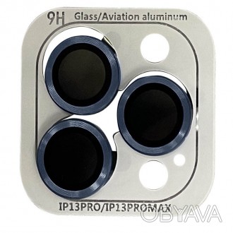 Захисне скло Metal Classic на камеру (в упак.) для Apple iPhone 13 Pro / 13 Pro . . фото 1