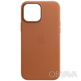 Шкіряний чохол Leather Case (AA) with MagSafe для Apple iPhone 14 Pro Max (6.7"). . фото 1