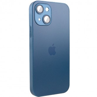 Чохол TPU+Glass Sapphire matte case для Apple iPhone 14 Plus (6.7") (Cangling Gr. . фото 3