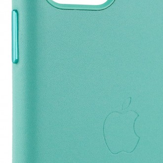 Шкіряний чохол Leather Case (AA Plus) для Apple iPhone 11 (6.1") (Elegant purple. . фото 3