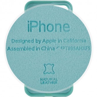 Шкіряний чохол Leather Case (AA Plus) для Apple iPhone 11 (6.1") (Elegant purple. . фото 7