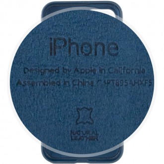 Шкіряний чохол Leather Case (AA Plus) для Apple iPhone 11 Pro (5.8") (Black). . фото 7
