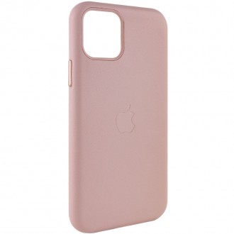 Шкіряний чохол Leather Case (AA Plus) для Apple iPhone 11 Pro (5.8") (Black). . фото 3