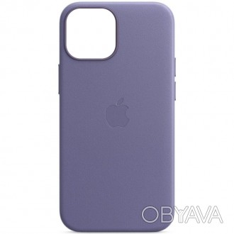 Шкіряний чохол Leather Case (AA Plus) with MagSafe для Apple iPhone 12 Pro / 12 . . фото 1