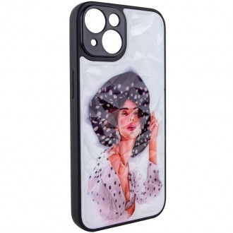 TPU+PC чохол Prisma Ladies для Apple iPhone 14 (6.1") (Chocolate). . фото 3