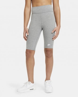 Велосипедные шорты Nike Sportswear для девочек (7–16) из эластичной ткани, котор. . фото 3