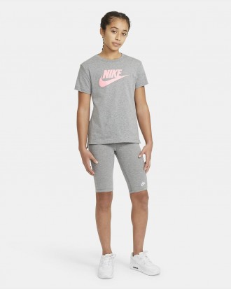 Велосипедные шорты Nike Sportswear для девочек (7–16) из эластичной ткани, котор. . фото 2