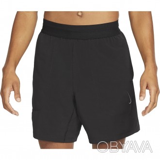 Шорты Nike Yoga Dri-FIT из мягкого и легкого слоя обеспечивают комфортную защиту. . фото 1
