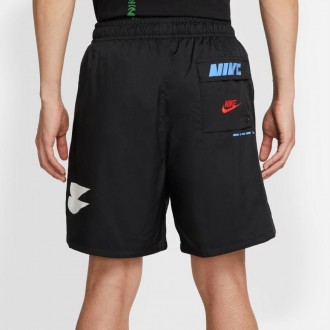 Мужские шорты Nike Sea Sportswear Essentials черного цвета из ткани идеально под. . фото 3