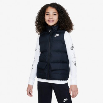 Детский повседневный жилет Nike Sportswear сочетает в себе комфорт и приятное ощ. . фото 2