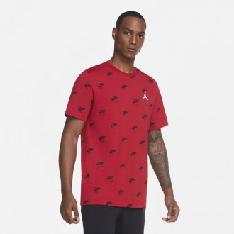 Мужская футболка Air Jordan изготовлена ​​из высококачественного хлопка.Ребристы. . фото 2